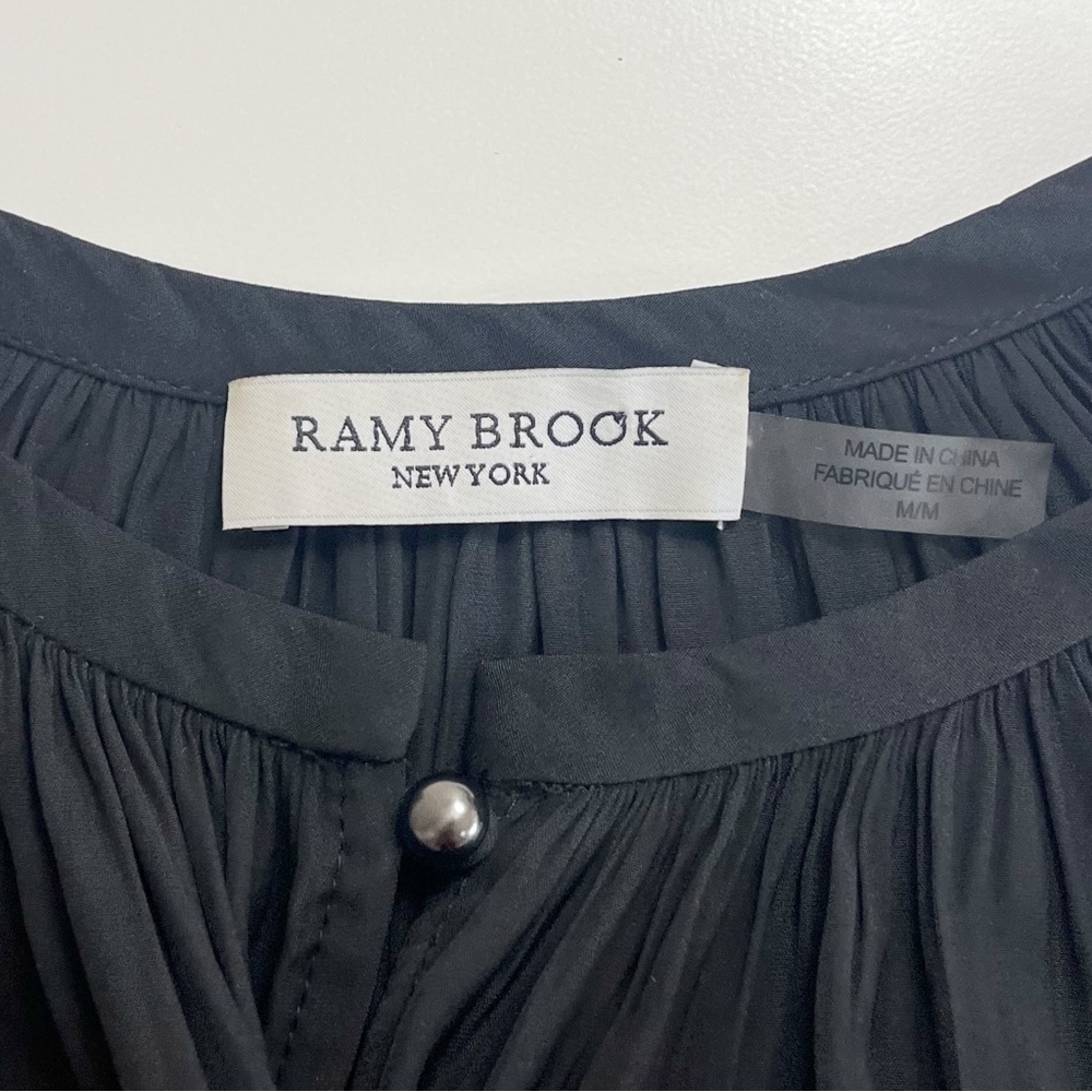 Ramy Brook Beatrice Black Sleeveless Midi Dress - Picture 9 of 10